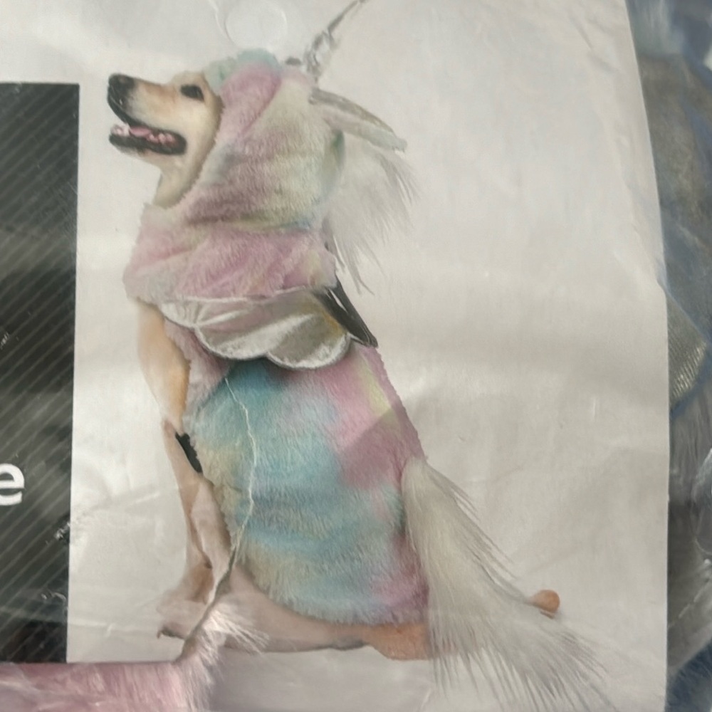 Large Unicorn Dog Costume
